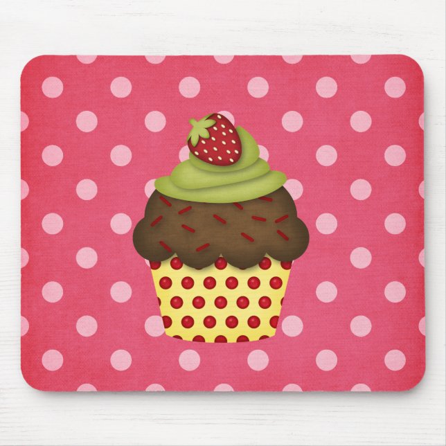 Mousepad cupcake saboroso (Frente)