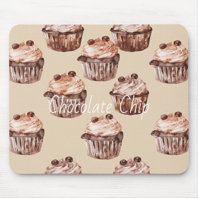 Mousepad Cupcakes de Chocolate Chip (Frente)
