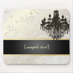 Mousepad Cupcakes de lustre PixDezines espirais/branco pero