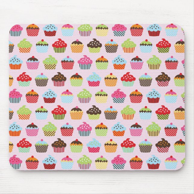 Mousepad Cupcakes Fofos (Frente)