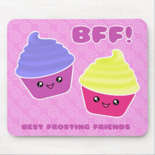 Mousepad Cupcakes Kawaii BFF