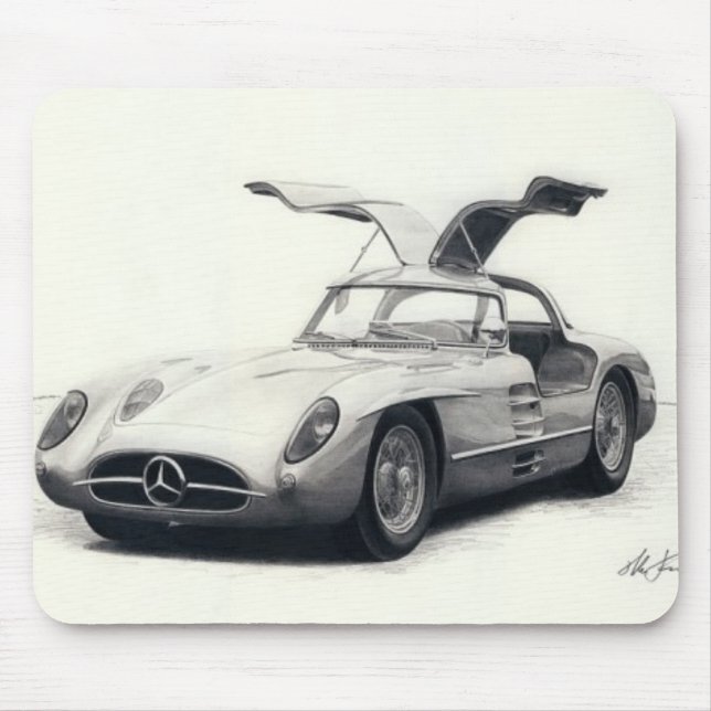 Mousepad Cupé de Mercedes 300SLR (Frente)