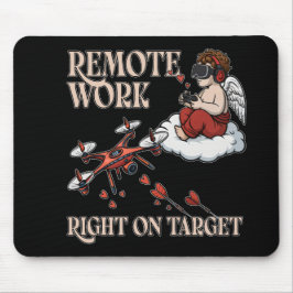 Mousepad Cupid Remote Work, Valentine’s Day