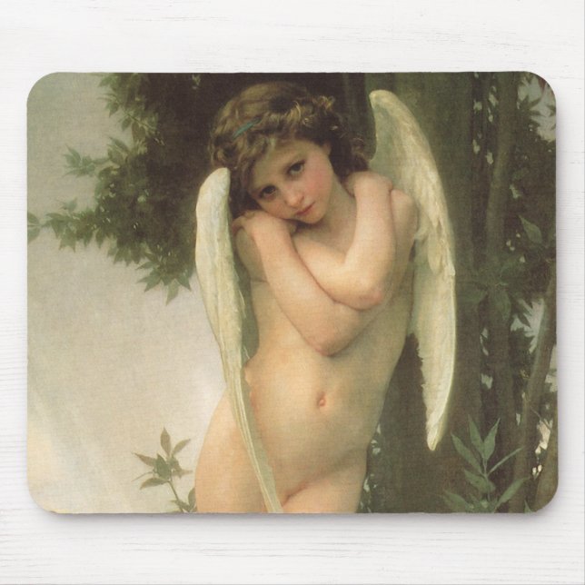 Mousepad Cupido (Cupidon) Angel Portrait de Bouguereau (Frente)