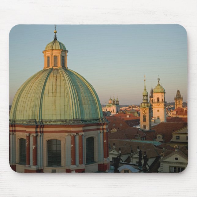 Mousepad Cúpula da Igreja de São Francisco, Praga, Repúblic (Frente)