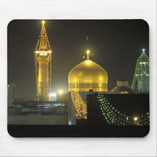 Mousepad Cúpula dourada do Complexo do Santuário do Imã Rez