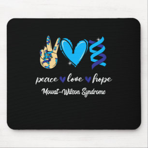 Mousepad Cura do Amor pela Paz Síndrome de Mowat-wilson Fit
