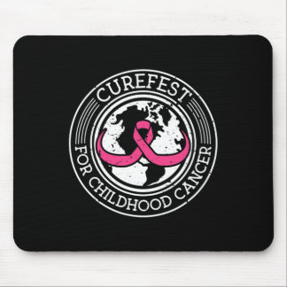 Mousepad Curefest For Childhood Cancer World Ribbon 2 