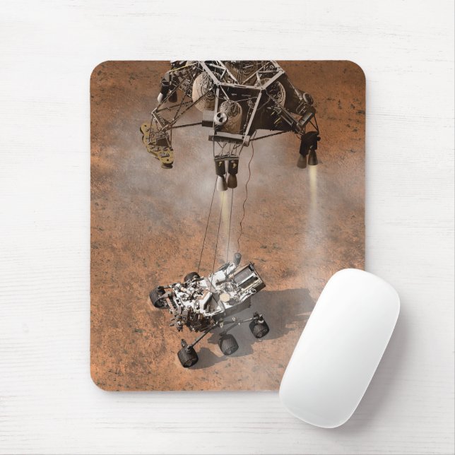 Mousepad Curiosidade Aterrissando Na Superfície Marciana. (Com mouse)
