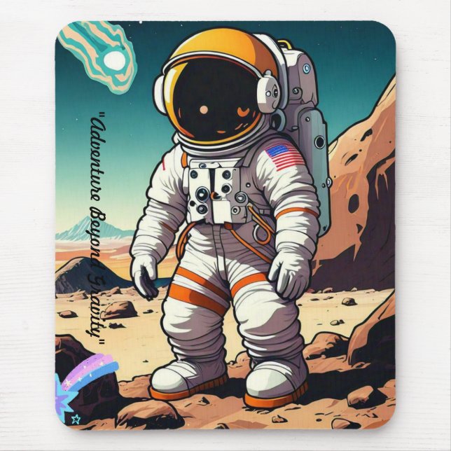 Mousepad "Curiosidade Cósmica" (Frente)