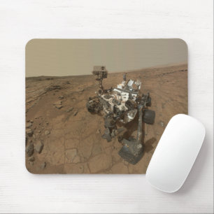 Mousepad Curiosidade Rover Na Superfície De Marte.