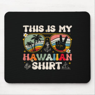 Mousepad Curioso Este É O Meu Par Tropical De Luau Havaiano