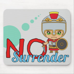 Mousepad Curioso "Sem Renúncia" é Deus da Guerra