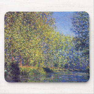 Mousepad Curva no rio Epte perto de Giverny por Claude Mone