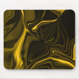 Mousepad Curvas amarelas ou douradas em alguma imagem marro