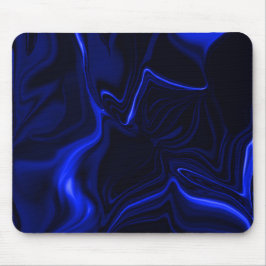 Mousepad Curvas azuis e ondulações em azul escuro