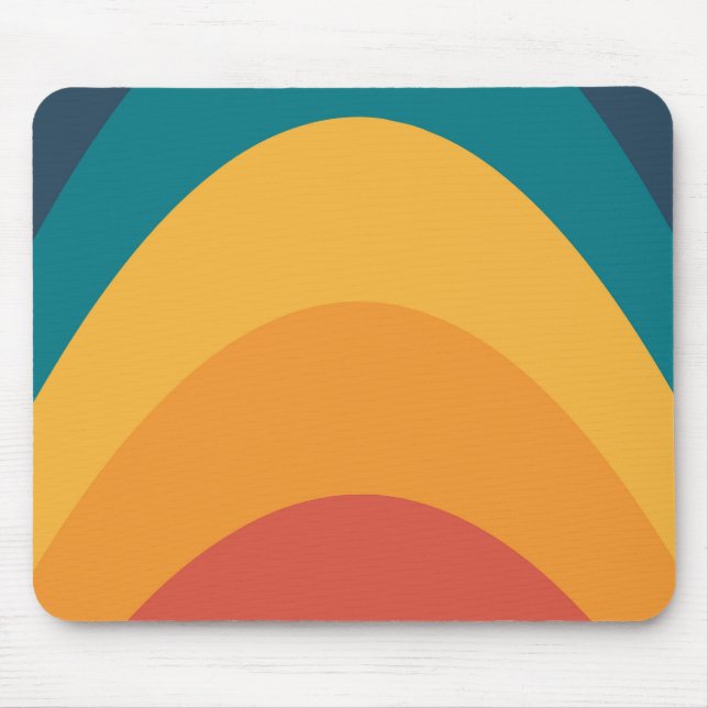 Mousepad Curvas de dobra 1970 suaves (Frente)