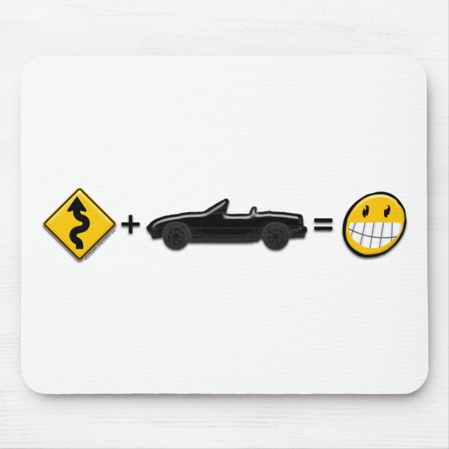 Mousepad Curvas + MX5 = divertimento (Frente)