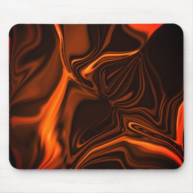 Mousepad Curvas ou ondulações de coral, sobre fundo escuro (Frente)