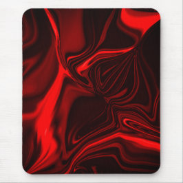 Mousepad Curvas ou ondulações vermelhas, sobre fundo escuro