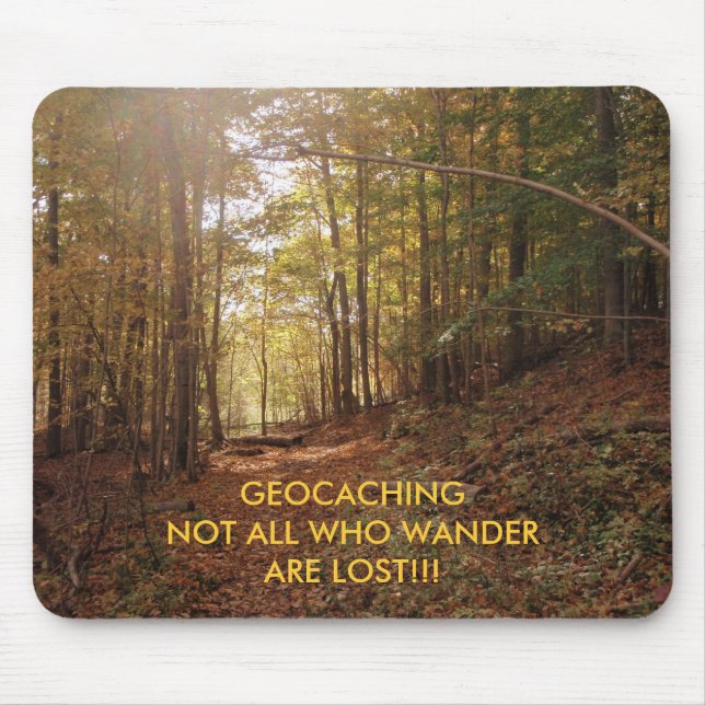 Mousepad Curvatura 2 do rio, GEOCACHINGNOT TODO O WHO (Frente)