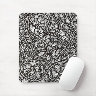 Mousepad Curvy Twisty Cartoon Weird Faces Design