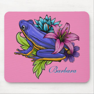 Mousepad Custom Blue Frog 