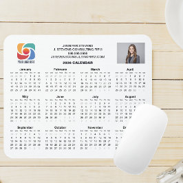 Mousepad Custom Business Logo 2026 Company Calendar