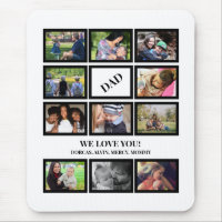 Custom Modern Dad Fathers Day 11 Photo Collage