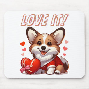 Mousepad Cute Amor de Corgi