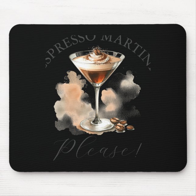 Mousepad Cute And Funny Espresso Martini  (Frente)