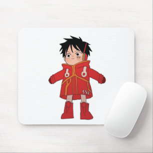 Mousepad Cute Anime Luffy Personagem Tapete de Mouse para J