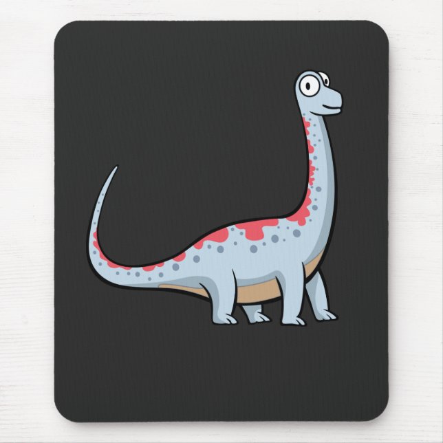 Mousepad Cute Brachiosaurus Long Nick Dinosaur (Frente)