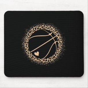 Mousepad Cute Bysketbyll Leopard Imprime Women Bysketby