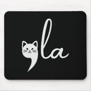 Mousepad Cute Cat Comma-la Kamala Harris Presidente 2024