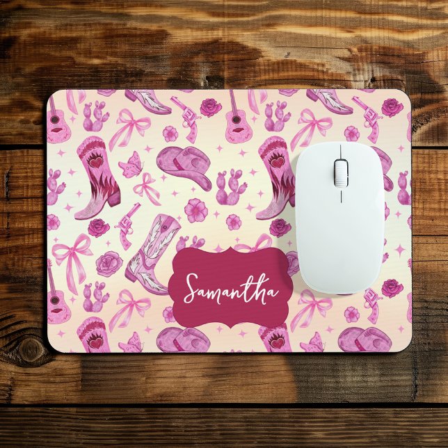 Mousepad Cute Coquette country girl aesthetic pattern (Criador carregado)
