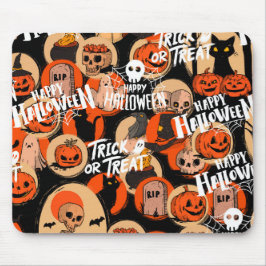 Mousepad Cute e Assustador Halloween Vibes Assustadoras