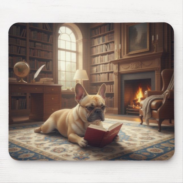 Mousepad Cute French Bulldog (Frente)