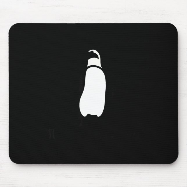 Mousepad Cute Funny Just Chillin Zoo Penguin  (Frente)