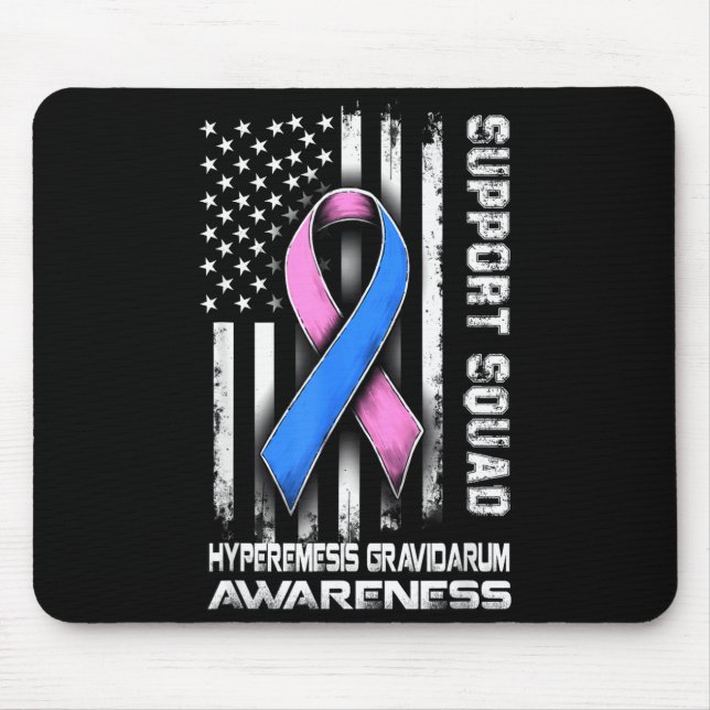 Mousepad Cute Hyperemesis Awareness Gravidarum Squad Suppor (Frente)