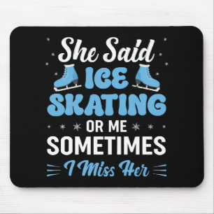 Mousepad Cute Ice Rink Synchronized está Chamando