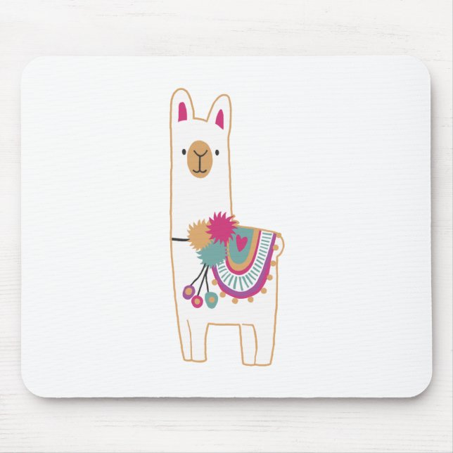 Mousepad Cute llama (Frente)
