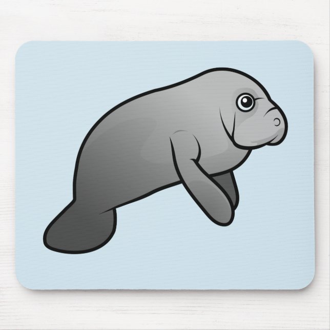 Mousepad Cute Manatee (Frente)