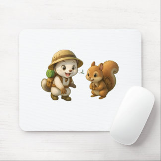 Mousepad Cute Okojo and Squirrel – Okojo and Friends