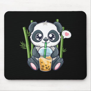 Mousepad Cute Panda Kawaii Anime Otaku Japonês Bubble Boba