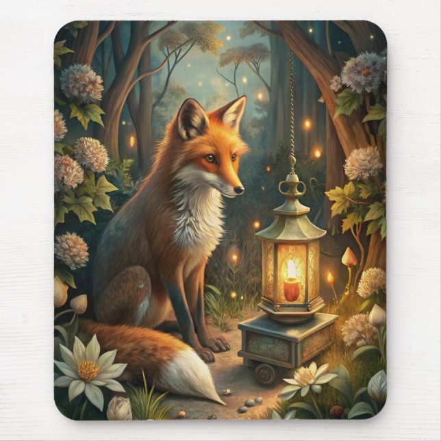 Mousepad Cute Red Fox (Frente)