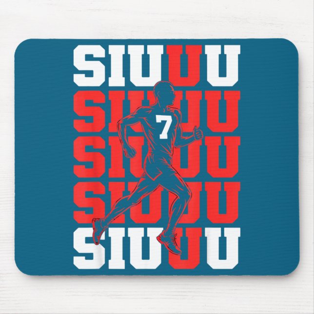 Mousepad Cute Siuuuu Fan Soccer Lovers Soccer s Player (Frente)