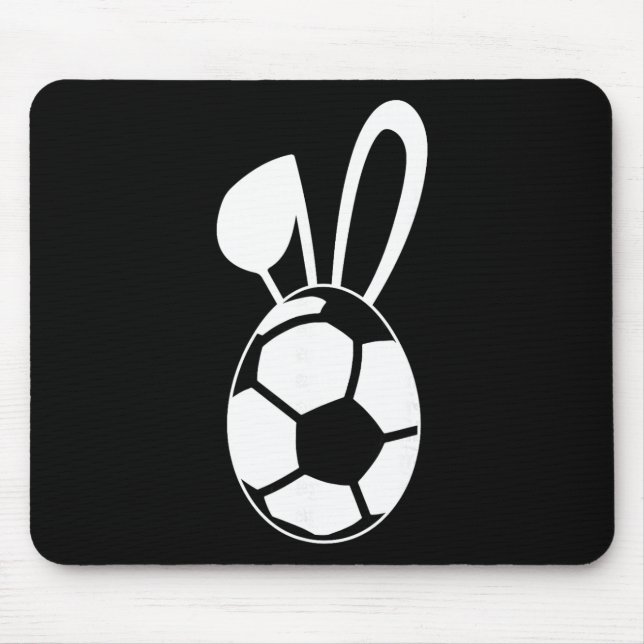 Mousepad Cute Soccer Egg Shirt - Soccer Easter Egg Gift  (Frente)