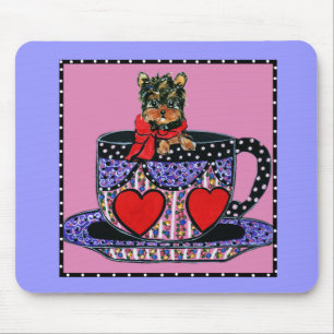 Mousepad Cute Yorkie Poo