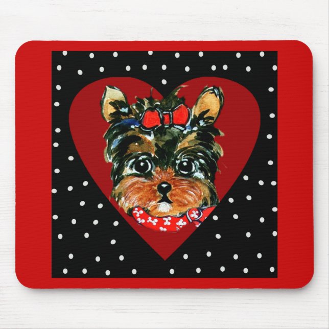 Mousepad Cute Yorkie Poo (Frente)